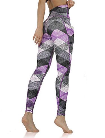 YOGALICIOUS LUX XS BLACK WIDE BAND EXPOSED STITCH POCKET LEGGINGS