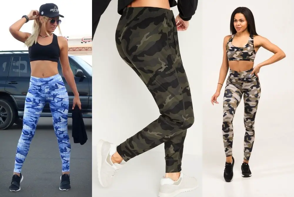 What Color Goes With Camo Leggings Women's